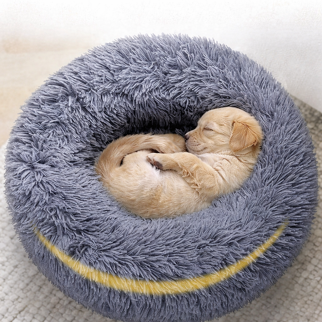 Cozy Round Pet Bed