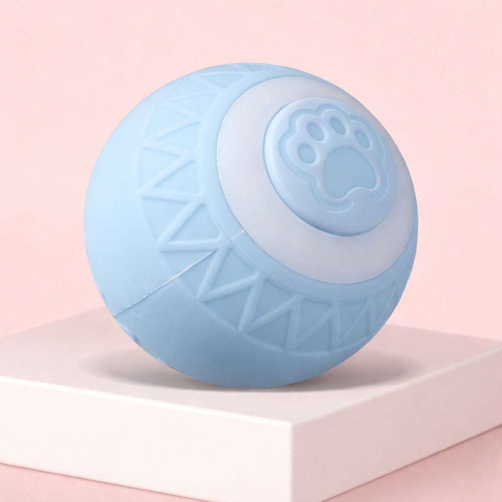 Smart Silicone Cat Toy Ball