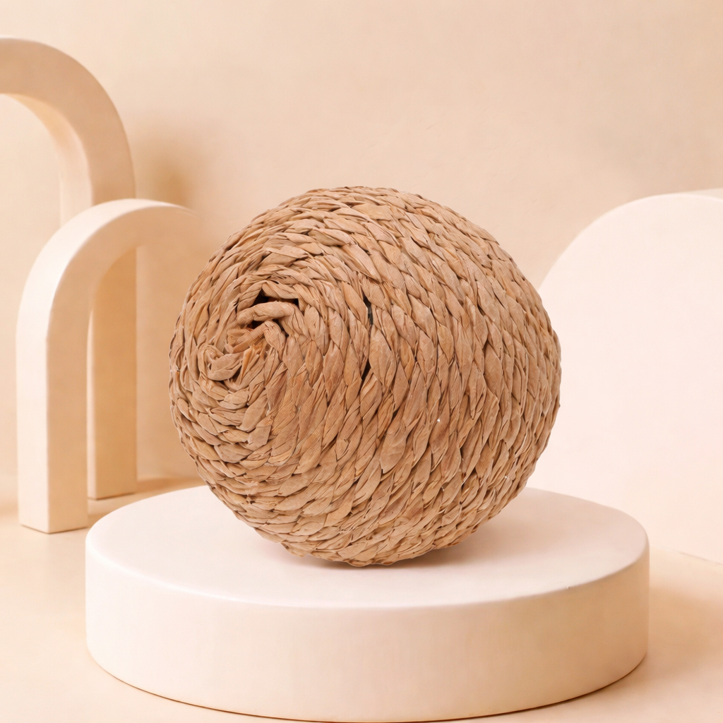 Natural Sisal Cat Ball – Interactive & Stress-Relief Toy