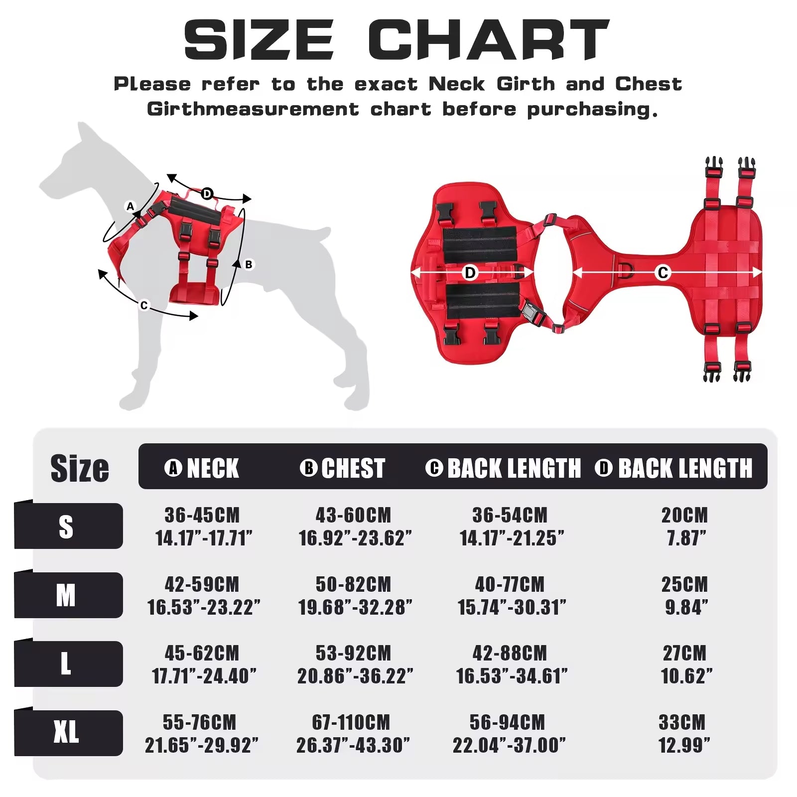 Premium Tactical Dog Harness